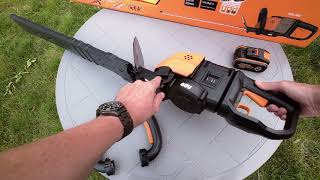 Worx WG284E Cordless Hedge Trimmer  Factsheet  WORX UK [upl. by Helga]