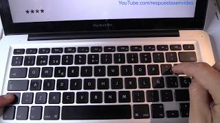 Cómo poner ASTERISCO en MAC   Teclado Mac MacBook Pro Air [upl. by Aihtnyc]