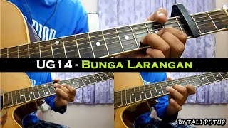 UG14  Bunga Larangan InstrumentalFull AcousticGuitar Cover [upl. by Elinad441]