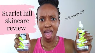 Scarlet hill skincare first impressions review [upl. by Essirahs820]