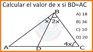 EXAMEN DE ADMISION CATOLICA PRIMERA OPCION PUCP POP 2009 GEOMETRIATRIANGULOS [upl. by Burrow]