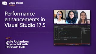 Performance enhancements in Visual Studio 175 [upl. by Ahsikal]