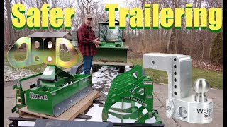 John Deere 1025R Trailering Aids For Safer Towing Weigh Safe and Kens Bolt On Hooks [upl. by Rehpotsihc]