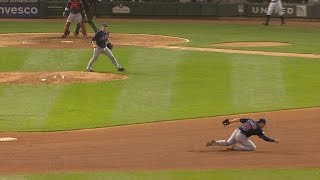 Cabrera makes an amazing play at short [upl. by Fraase]