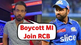 Irfan Pathans reaction on removing Rohit Sharma captaincy making Hardik Pandya captain of MI [upl. by Ramak621]