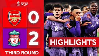 Captain Trent Inspires Liverpool Win  Arsenal 02 Liverpool  Highlights  Emirates FA Cup 202324 [upl. by Litnahs]