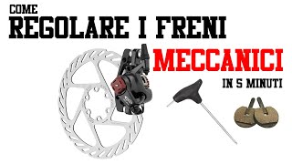 Come regolare i freni a disco meccanici [upl. by Quinta327]