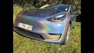 Front Bumper tesla model Y [upl. by Donnie]