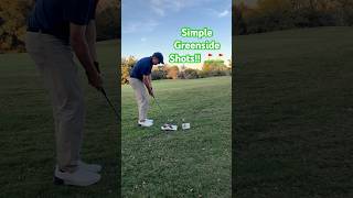 Simple greenside shots ⛳️ golf golftips [upl. by Eednus64]