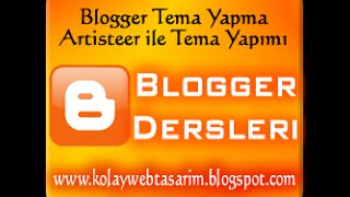 Programla Blogger Tema Yapma [upl. by Efi405]