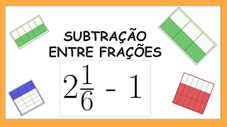 ✎ ✍ 23 Subtração envolvendo fração na forma mista e um número natural [upl. by Giddings]