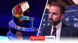 Gareth Southgate reacts to Englands Nations League draw [upl. by Trisha]