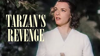 Tarzans Revenge  Old Movie Colorized [upl. by Olivie135]