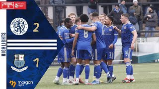 Highlights Macclesfield FC 21 Bamber Bridge [upl. by Aihpos162]