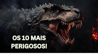 Top 10 Dinossauros mais perigosos [upl. by Akalam613]