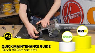 How to Service a Gtech AirRam Vacuum Cleaner [upl. by Calvinna]