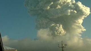 Soufriere Hills Volcano Montserrat Venting  October 6 2009 [upl. by Chappy]