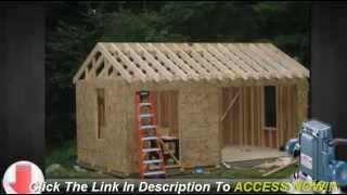 10X12 Storage Shed Plans  Learn How To Build A Shed On A Budget [upl. by Marcia]