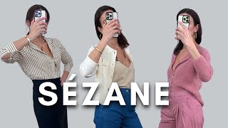 Sezane Review amp TryOn  Winter Collection [upl. by Dlonyer]