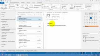 Outlook  SerienEMail aus Kontakten versenden  Teil 1 [upl. by Benildas]