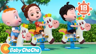 Playground Song  Outdoor Play and Learning  Song Compilation  Baby ChaCha Nursery Rhymes [upl. by Perice]