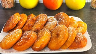 BEIGNETS AUX POMMES😋 RECETTE FACILE ET RAPIDE 🥯🍎 [upl. by Meagher]