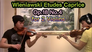 Wieniawski Etude Caprice No4 Op18 for 2 Violins Kerson Leong [upl. by Jonathan73]