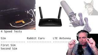 Comparing SIMs with 4g LTE Antenna and TPLink MR600 [upl. by Marlowe]