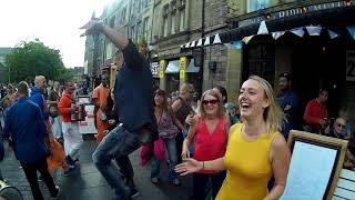 Govinda Prabhu Chants Hare Krishna with Harinama Ruci at Edinburgh Fringe Festival  Day 2 [upl. by Garbers345]