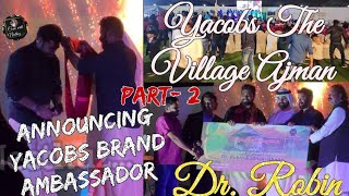 Announcing the brand ambassador of Yacobs Village  Dr Robin  wedding and newyear cake cutting [upl. by Aldric405]