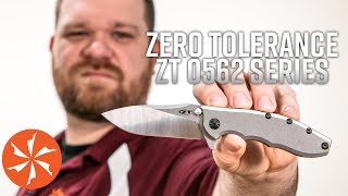 Zero Tolerance ZT 0562 Hinderer Series EDC Folding Knives Available at KnifeCentercom [upl. by Honorine]