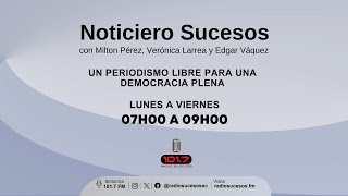 Noticiero Sucesos  Lunes 29 de enero de 2024 [upl. by Aitnic]