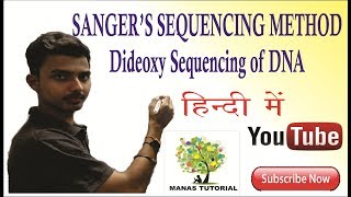 Sanger Sequencing Method dideoxy sequencing of DNAHow Sanger sequencing of DNA sequencing [upl. by Beaston]