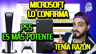 🔥MICROSOFT CONFIRMA QUE PS5 ES MÁS POTENTE QUE XBOX SERIES X  MEJOR GPU SSD Y ARQUITECTURA [upl. by Einnoj503]