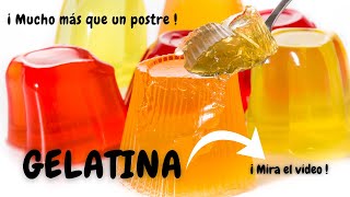 💪⚡quot¿Es la GELATINA el Secreto para Recuperar MÚSCULO 🟢 BENEFICIOS y Propiedades de la GELATINAquot  🦹 [upl. by Airak766]