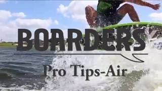 How To Do an Air  Wakesurfing  Boarders Pro Tips  Hunter Sims [upl. by Bega607]