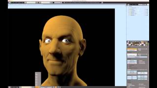 Creating a Realistic Head in Blender  part 04 [upl. by Logan]