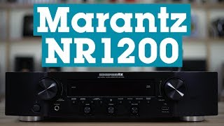 Marantz NR1200 Stereo Network Audio Receiver  Crutchfield [upl. by Luttrell]