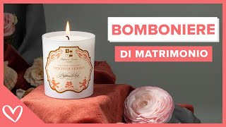 IDEE per BOMBONIERE di MATRIMONIO [upl. by Eirased]