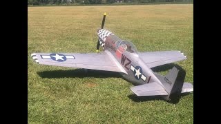 TOP FLITE GIANT P51 MUSTANG [upl. by Ruff612]