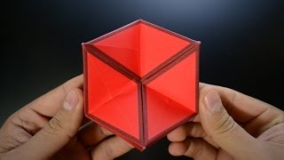 Origami 3D Hexaflexagon  Action Toy  Instructions in English BR [upl. by Shwalb633]