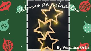 Adorno de estrella con palitos de paleta 🌟🌲 navidad manualidades hogar [upl. by Bore]