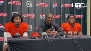 2023 SWAC Championship Game Postgame Press Conference [upl. by Ellenwad]