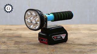 Build Flashlight for 18V Bosch Battery [upl. by Horace]