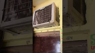 window ac noise problem  funny comedy minivlog shorts ytshorts youtubeshorts [upl. by Zetana835]