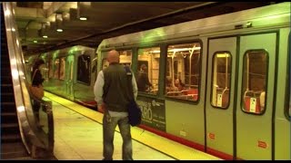 MUNI Metro Trains at Embarcadero [upl. by Magdala]