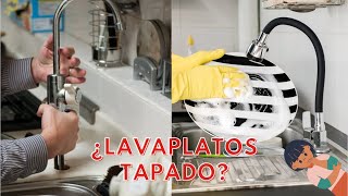 DESTAPANDO UN LAVATRASTES  ¿Cómo destapar los tubos de un fregadero tapado  SOLUCIONES [upl. by Roland]