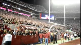 Alabama fans sing Rammer Jammer after Auburn win [upl. by Adolphe774]