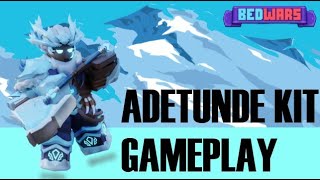 Adetunde Kit Gameplay 😱😱 Roblox Bedwars [upl. by Barbra270]