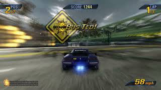 Burnout 3 Takedown  PS2 PCSX2  1080p60 FPS  5573 Racing WT  Frozen Peak  FaceOff 2 [upl. by Issac]